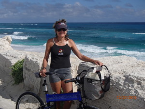 Biking down to Tahiti Beach on the South End of Elbow Cay is something we do when it is too windy to leave the harbour