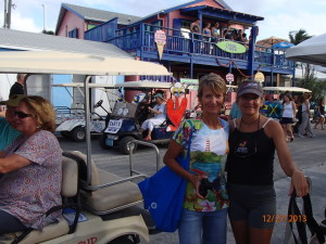 Dena & Jody at the New Year's Day Golf Cart Parade