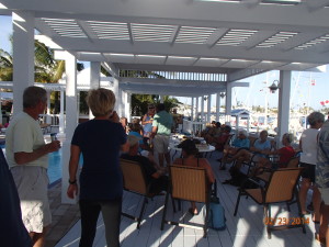 Another marina happy hour in Hope Town